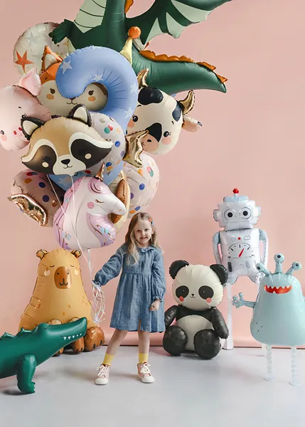 Balon folie robot walking – balon care merge, decor petrecere copii