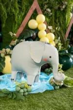 Balon folie elefant standing – decor baby shower, botez și aniversări copii - imagine 2