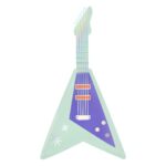 Farfurii Electric Guitar – vibe rock și energie de concert pentru petreceri disco - imagine 3