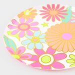 Farfurii Flower Power Meri Meri – vibe retro și culori neon - imagine 3