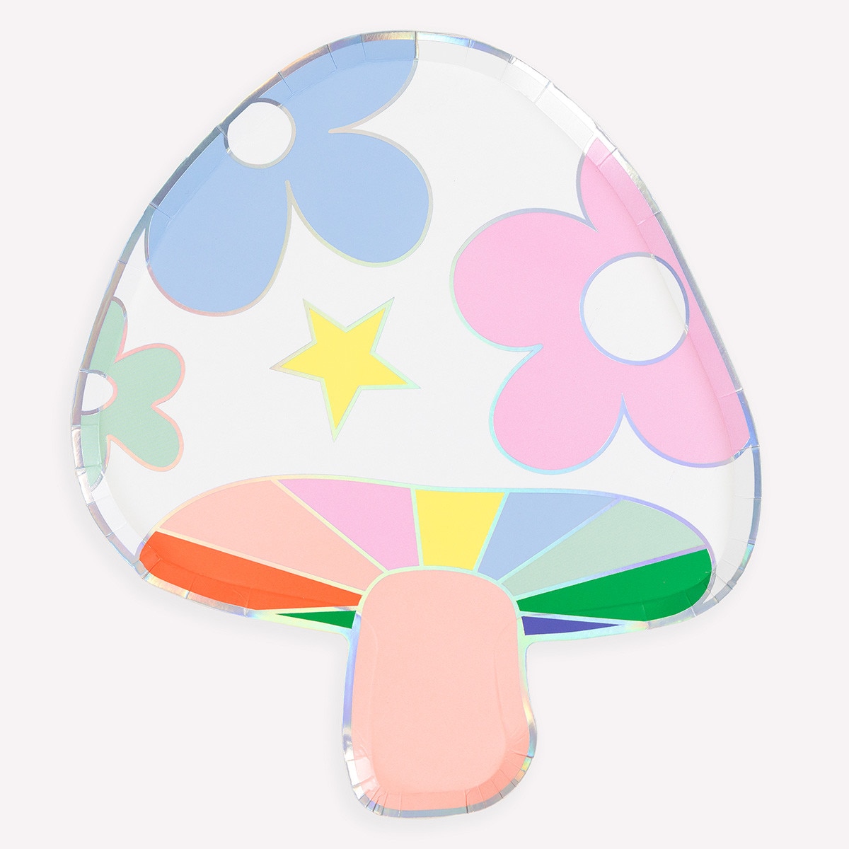 Farfurii Groovy Mushroom Meri Meri – decor retro și playful _! Farfurii Groovy Mushroom Meri Meri – decor retro și playful