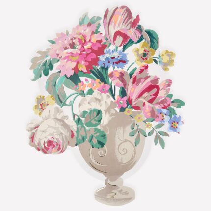 Farfurii premium Rococo Floral Vase – eleganță florală inspirată din stilul francez clasic