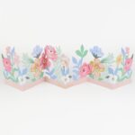 Felicitare florală premium tip accordion – eleganță delicată pentru momente speciale - Meri Meri