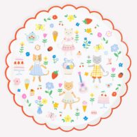 Kitten Club Dinner Plates – farfurii premium pentru petreceri tematice cu pisicuțe