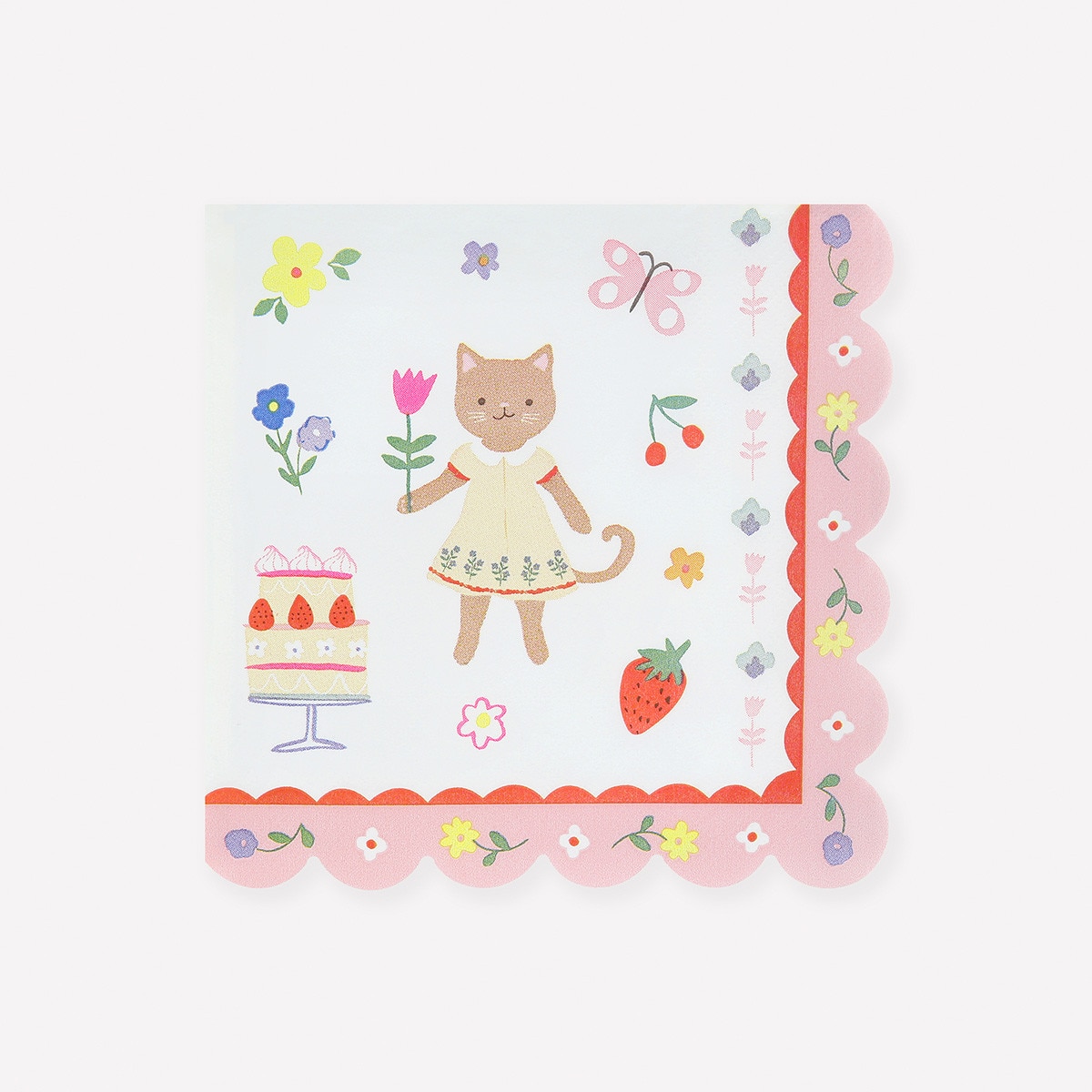 Kitten Club Large Napkins – șervețele premium pentru petreceri tematice cu pisicuțe_1 Kitten Club Large Napkins – șervețele premium pentru petreceri tematice cu pisicuțe