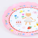 Kitten Club Side Plates – farfurii premium pentru petreceri tematice cu pisicuțe - imagine 3
