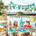 Pahare Jungle Party – aventură tropicală și detalii 3D spectaculoase pentru mesele festive - imagine 2