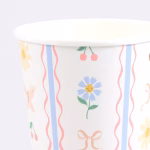 Pahare premium Little Garden – detalii delicate pentru petreceri de poveste - Meri Meri - imagine 3