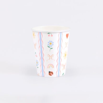 Pahare premium Little Garden – detalii delicate pentru petreceri de poveste - Meri Meri