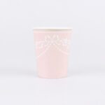 Pahare premium Rococo roz pastel, Meri Meri– eleganță delicată pentru mese festive sofisticate