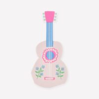 Șervețele Pink Guitar Shaped – un decor muzical vesel și original pentru petreceri tematice